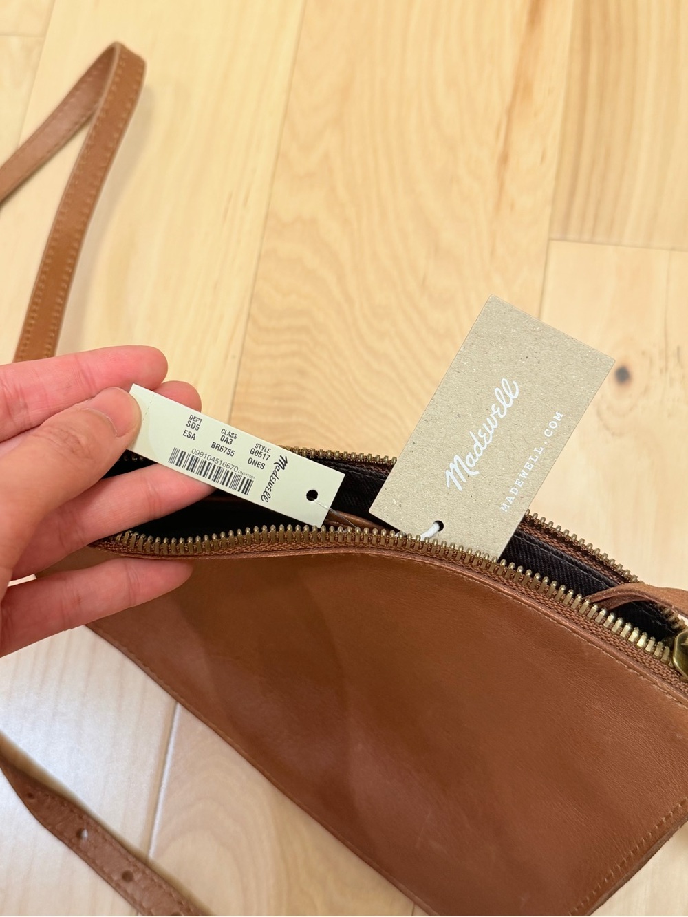 NWT Madewell The Simple Crossbody Bag - Picture 5 of 7